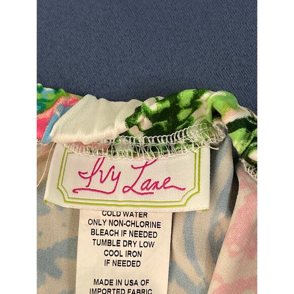 Ivy Lane Women’s Strapless Romper with Elastic Waist Multicolor Size M - Picture 4 of 9